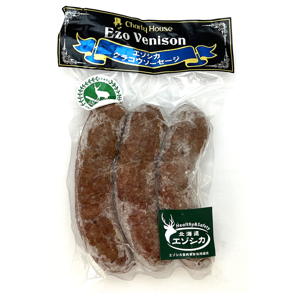 National Azabu / EZO VENISON KRAKOW SAUSAGE ( FROZEN )